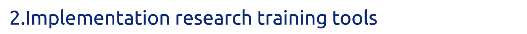 2  Implementation research training tools